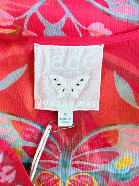 Johnny Was Barbara Silk Mini Dress - Picture 6 of 12